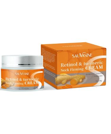 Turmeric Neck Firming Cream, Face Firming Cream, Natural Turmeric Skin Lightening Lotion for Firming and Lifting Skin, Fine Lines, Sagging and Sagging Skin