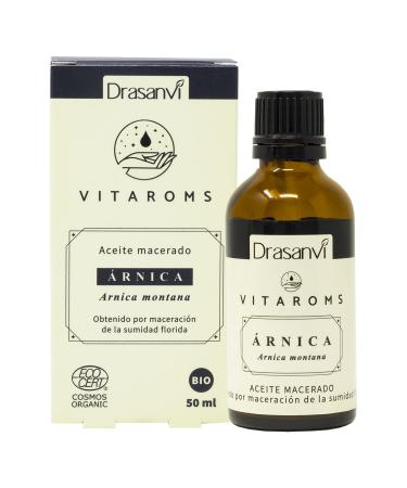 Drasanvi VITAROMS Certified Organic Araneum Macerated Oil (ECOCERT) - Organic Base Oil Jar - Vegan - Gluten Free - 50 ml