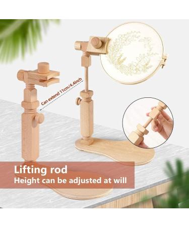 Adjustable Embroidery Stand  Guofa Embroidery Hoop Stand Rotated Cross Stitch Stand  Hands Free Embroidery Hoop Holder for DIY Craft  Sewing Needlepoint Frame Stand Classic Embroidery Stand - Buy Online on GoSupps.com