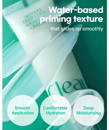 ClearDea Hydrating & Soothing Duo Mucin Mineral Bubble First Essence & Minari Deep Cool Soothing Cream Daily Moisture Care Set - Buy Online on GoSupps.com