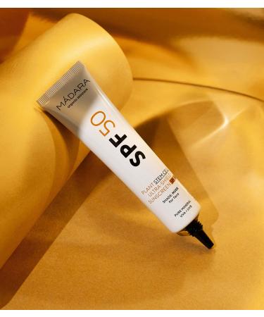 Madara Organic Skincare Sun Cream 50 | Ultra-Shield SPF | Plant Stem Cell Protection | Zinc Oxide UVA/UVB Defense - Buy Online on GoSupps.com
