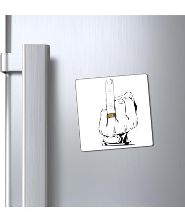 Humorous Groom Weddings Bachelors Hand Illustration Wedding Hilarious Grooms Graphic Sayings Engagement Bridal Magnets 3" 3" - Buy Online on GoSupps.com