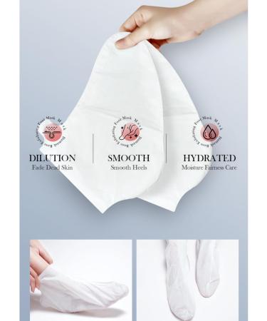 Foot Peel Mask for Hard Skin 2 Pairs Foot Care Foot Moisturiser Exfoliating Sock Hydrating Peeling Foot Mask Foot Exfoliator Foot Masks for Callus Remove Repair Cracked Heel Dead Dry Skin(Rose) - Buy Online on GoSupps.com