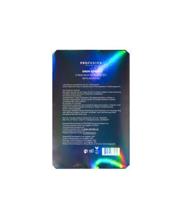 Profusion Cosmetics Sea Witch Faux Mink Lashes Set - 3 Pairs of Luxurious Hand Made Wispy Eyelashes for Stunning Eye Looks Worldwide - Buy Online on GoSupps.com