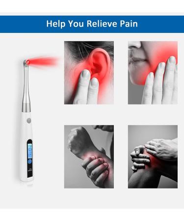 MCWOFI Red Light Therapy Device for Pain Relief and Canker Lip Sore Management - 660nm 850nm Wavelengths - Buy Online on GoSupps.com