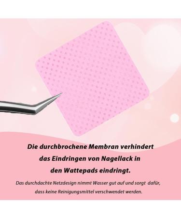  HSYTEK 1000 Pcs Magenta Cotton Pads Lint Free Cells for Gel Nail Polish Remover for Nail Art Manicure Prep and Finish - Buy Online on GoSupps.com