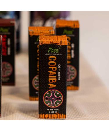 Copaiba Oil 30ml 100% Pure & Natural Steam Distilled from Wild-Harvested Copaifera Officinalis for Skin Care Massage & Aromatherapy - Buy Online on GoSupps.com