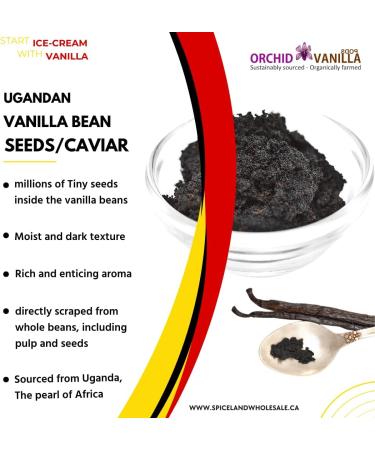 Ugandan Vanilla Bean Seeds/Caviar (1 Ounce) - Buy Online on GoSupps.com