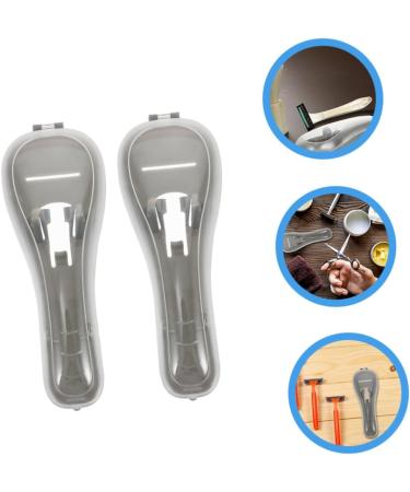 FRCOLOR Leather Razor Storage Box - 10pcs Anti-Rust Protection for Hairdressers & Travelers - Buy Online on GoSupps.com