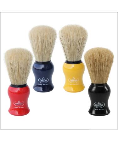 Omega 10065 Boar Bristle Shaving Brush Green handle