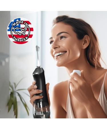 Concentrated Floss Drop Serum - 2oz Natural Mouthwash for Water Flossers | Organic Spearmint for Fresh Breath & Oral Health - Buy Online on GoSupps.com