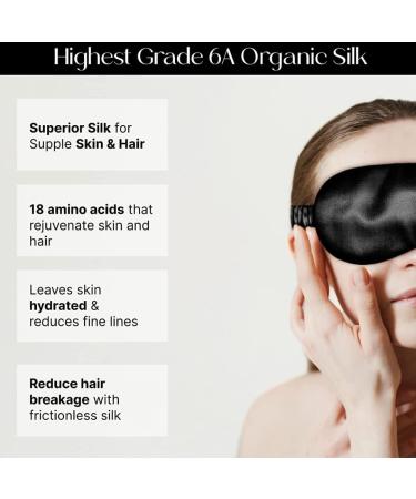Premium 3D Eye Masks for Sleep | Weighted Silk Blindfolds for Men & Women | Travel Essentials for Restful Sleep - Buy Online on GoSupps.com