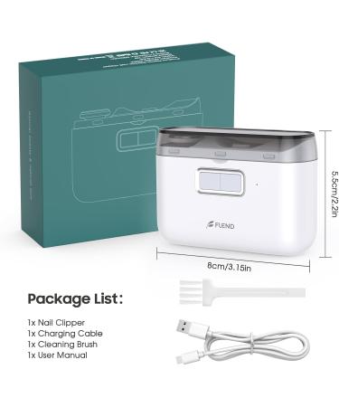 Electric Nail Clipper Nail Trimmer Nail Polisher 2 in-1 Automatic Nail Clipper 2 Speed Fingernail Clippers Nail File with Light Women Manicure Set Nail Clippers for Baby Kids Seniors Weak Hands 0308nc02 - Buy Online on GoSupps.com