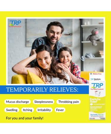 Earache Relief Tablets | 70 Count | The Relief Products - Buy Online on GoSupps.com
