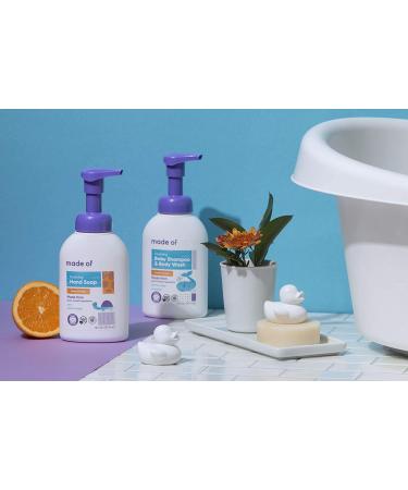 Organic Baby Shampoo and Body Wash with Calendula and Chamomile - 10oz, Fragrance-Free, Sulfate-Free, Paraben-Free - Gentle on Eczema and Cradle Cap - Lavender Infused - MADE OF - 1 Pack - Buy Online on GoSupps.com