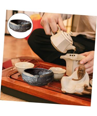 Zerodeko Tea Wash Mug Gift Ceramic Tools Outdoors Gifts Japanese Tools Chinese Tea Cup Bowl Tea Cup Wash Bowl Matcha Whisk Bowl Retro Drinking Glasses Ceramics Chinese Style Salad Bowl - Buy Online on GoSupps.com