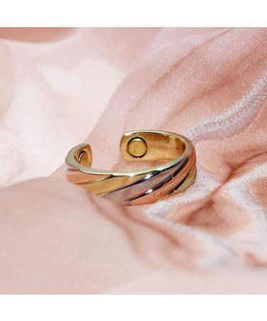 LONGRN Magnetic Copper Ring | Adjustable Size for Women with Arthritis - Buy Online on GoSupps.com