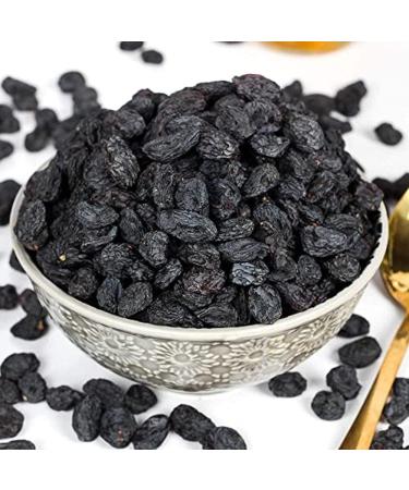 DRY FRUITS KALA MUNAKKA WITH SEED KALI DRAKH KAALI DAKH DAAKH BLACK RAISIN (500GM) - Buy Online on GoSupps.com