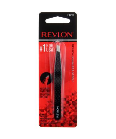 Revlon Expert Tweezer Slant Tip 3-Pack - Precision Eyebrow Hair Removal Tool - Buy Online on GoSupps.com