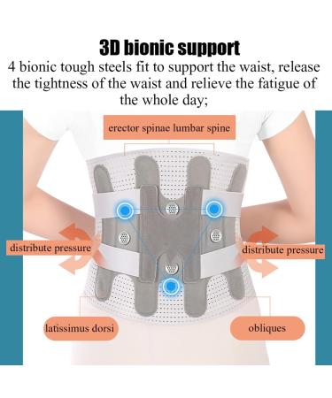 RKXKJ Back Support Belt - 360 Compression & 3D Support for Lower Back Pain Relief | Breathable & Body-Adapting Design - Buy Online on GoSupps.com