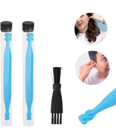 2pcs Gentle Earwax Remover Tool Set - Smart Phone Ear Camera for Safe Ear Canal Cleaning (Blue) - Buy Online on GoSupps.com