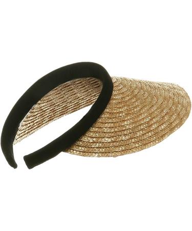 Natural Black Straw Clip Ons - One Size Khaki | Trendy Fashion Accessory - Buy Online on GoSupps.com