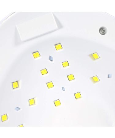 48W UV Nail Dryer Lamp - Professional Portable LED Nail Polish Dryer with Auto Time Setting for UV & LED Nails (EU220V) - Buy Online on GoSupps.com