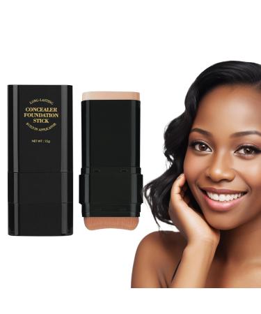Foundation Makeup Full Coverage Stick Foundation | 15G Moisturizing Foundation For Women Double Headed Concealer Cream Durable Face For Girls