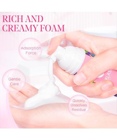 Buy Lash Shampoo for Lash Extensions - 60ml Eyelash Extension Cleanser with Brushes | Non-Irritating Foam | Home & Salon Use - Buy Online on GoSupps.com