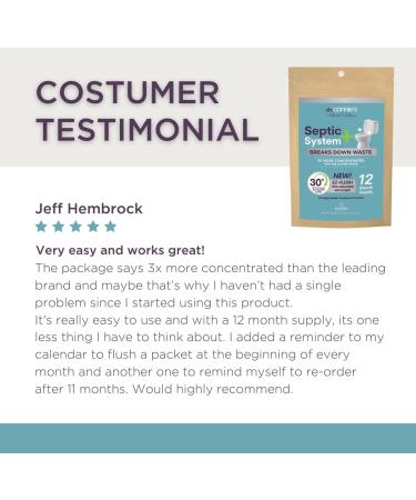 Dr. Connie's Septic Treatment Septic Tank Homes RV Campers 12 month supply - Buy Online on GoSupps.com