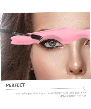 FOMIYES Eyeliner Guide Template 12 Pcs Silicone Beauty Ruler Molde De Para Resina Winged Eyeliner Stencil Eyebrow Template 15X4.15CMx4pcs Pink-2x4pcs - Buy Online on GoSupps.com