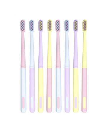 SUICRA Toothbrushes 8Pcs/Box toothbrush set Adult super soft Ultralight Good flexibility manual toothbrush Sets