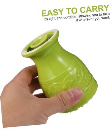 Health Moxibustion Set - Ceramic Double Layer Moxa Burner Scraper Tool & Moxa Cup - Peach Blossom Design for Enhanced Wellness - Buy Online on GoSupps.com