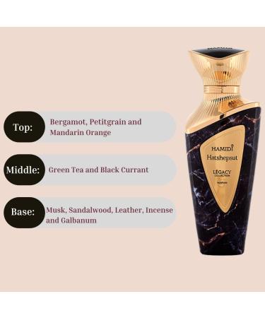 Hamidi LEGACY HATSHEPSUT Eau De Parfum Spray 100ML (3.4 OZ) Long Lasting Perfume for Women & Men The Essence Of Majestic Beauty & Regal Sophistication Unisex Perfume - Buy Online on GoSupps.com