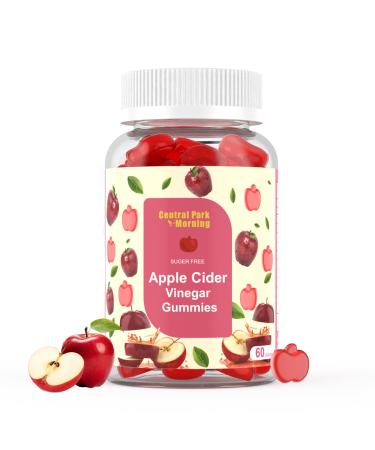 Apple Cider Vinegar Gummies 1000mg ACV Supplement for Detox & Cleanse Suger Free and Non-GMO - 60 Gummies