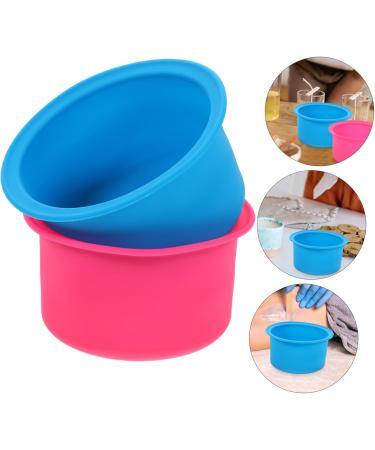 Lurrose Silicone Container Set - 8pcs Melting Pot for Silicone Wax Reusable Accessories & Easy to Clean - Ideal for Robot Toy & Depilatory Wax - Buy Online on GoSupps.com