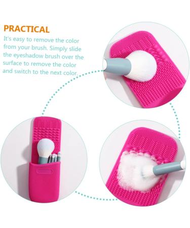 JOINPAYA Makeup Brush Cleaning Silicone Brush Holder Makeup Mat Cleaner Makeup Brush Dryer Tool Cleaner Makeup Supply Cleaning Makeup Brush Cleaners Cosmetics Sucker Silica Gel - Buy Online on GoSupps.com