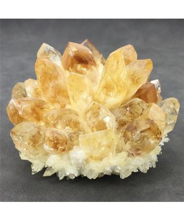 Crystal Rough Yellow Crystal Cluster Natural Quartz Cluster for Crystal - Buy Online on GoSupps.com
