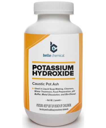 Potassium Hydroxide (Food Grade) FCC/USP 90% (2 Pound) 2 Pound (Pack of 1)