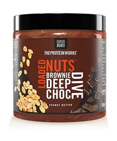 THE PROTEIN WORKS Flavored Peanut Butter - THE PROTEIN WORKS - Brownie and Chocolate Chunks - 500g