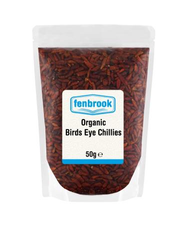 Organic Birds Eye Chillies 50g | Certified Organic by Fenbrook Organic