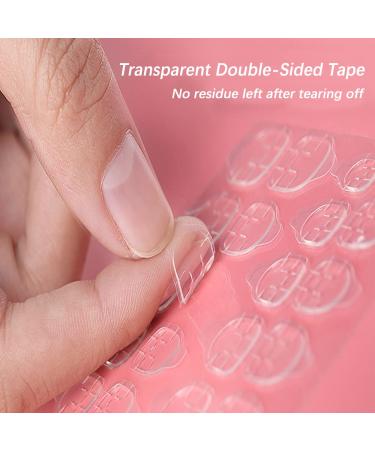 Double Sided Nail Glue Stickers - 5 Transparent Adhesive Pads for Fake Nails - Buy Online on GoSupps.com