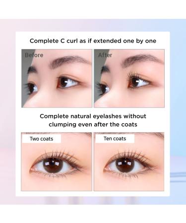 MILKTOUCH All Day Long and Curl Mascara - Waterproof Smudge-Proof Mascara for Full, Long, Thick Eyelashes - Buy Online on GoSupps.com