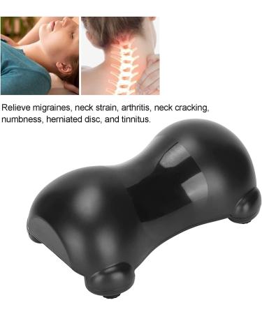 Ergonomic Neck Tractor - Nakeah Samnuerly Nude Tendon | Adjustable Spine Massage Device for Neck Pain Relief | Flexible Neck Support (Black) - Shop Worldwide - Buy Online on GoSupps.com
