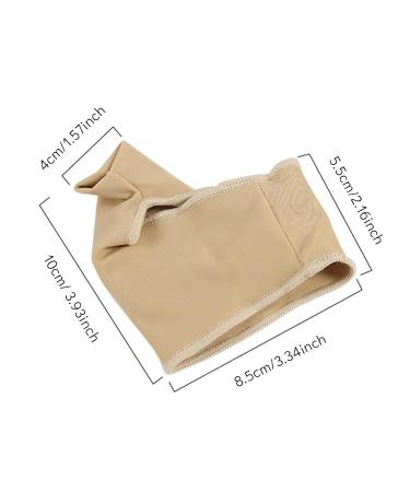 Buy 2 Pairs Hallux Valgus Correction Rail & Bunion Corrector - Silicone Insole & Toe Splint - Beige - Buy Online on GoSupps.com