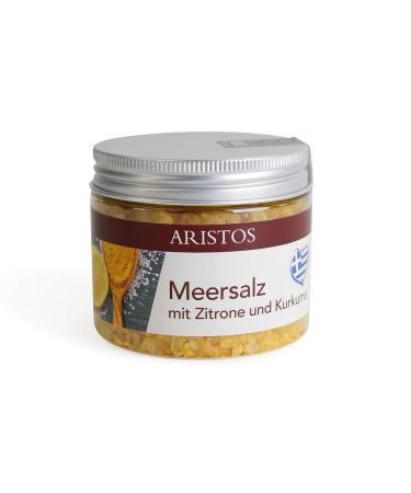 ARISTOS ARISTOS Coarse Sea Salt for Greece Salt Mill Lemon Salt Refill 200g (Sea Salt Lemon Turmeric)