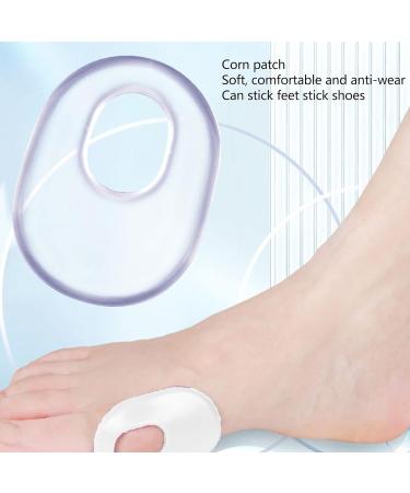 Foot Corn Remover Corn Feet Removers 6 Pairs - Transparent Toe Corn Rings for Toe Removal - Waterproof Adhesive Corn Stick Protector - Buy Online on GoSupps.com