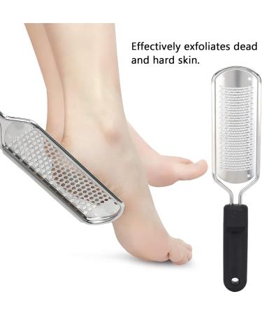 Foot File for Removing Dead Skin from Feet Fast Exfoliation Anti Slip Matte Texture Black Professional Foot Care Pedicure for Home Pedicure Shop - Buy Online on GoSupps.com