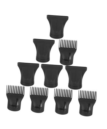 10pcs Hair Styling Tips Hair Dryer Nozzle Only Salon Hairdressing Tool Nylon Styling Brush Tuyere