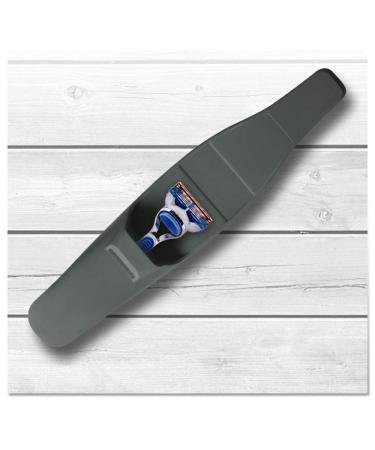 2-Pack Silicone Razor Cases - Portable Soft Shaver Cover Bags in Blue and Grey | Waterproof Travel Razor Carrying Cases for Safety and Protection - Buy Online on GoSupps.com